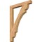 Ekena Millwork Olympic Block Smooth Bracket, Western Red Cedar, 3 1/2"W x 32"D x 44"H BKT04X32X44OLY05SWR - alternate 1